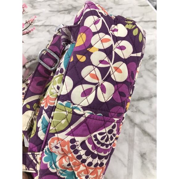 VTG 90's Y2K Vera Bradley Backpack Retired Paisley Print Quilted Boho Colorful - Picture 9 of 11